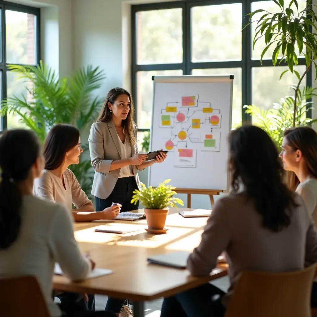 Professional team collaboration